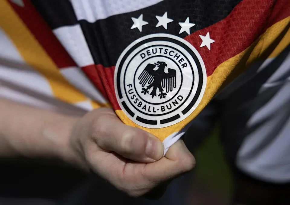 MANCHESTER, ENGLAND - MAY 01: The official World Cup 2026 national shirt of Germany on May 1, 2026 in Manchester, England. (Photo by Visionhaus/Getty Images) | Visionhaus/Getty Images